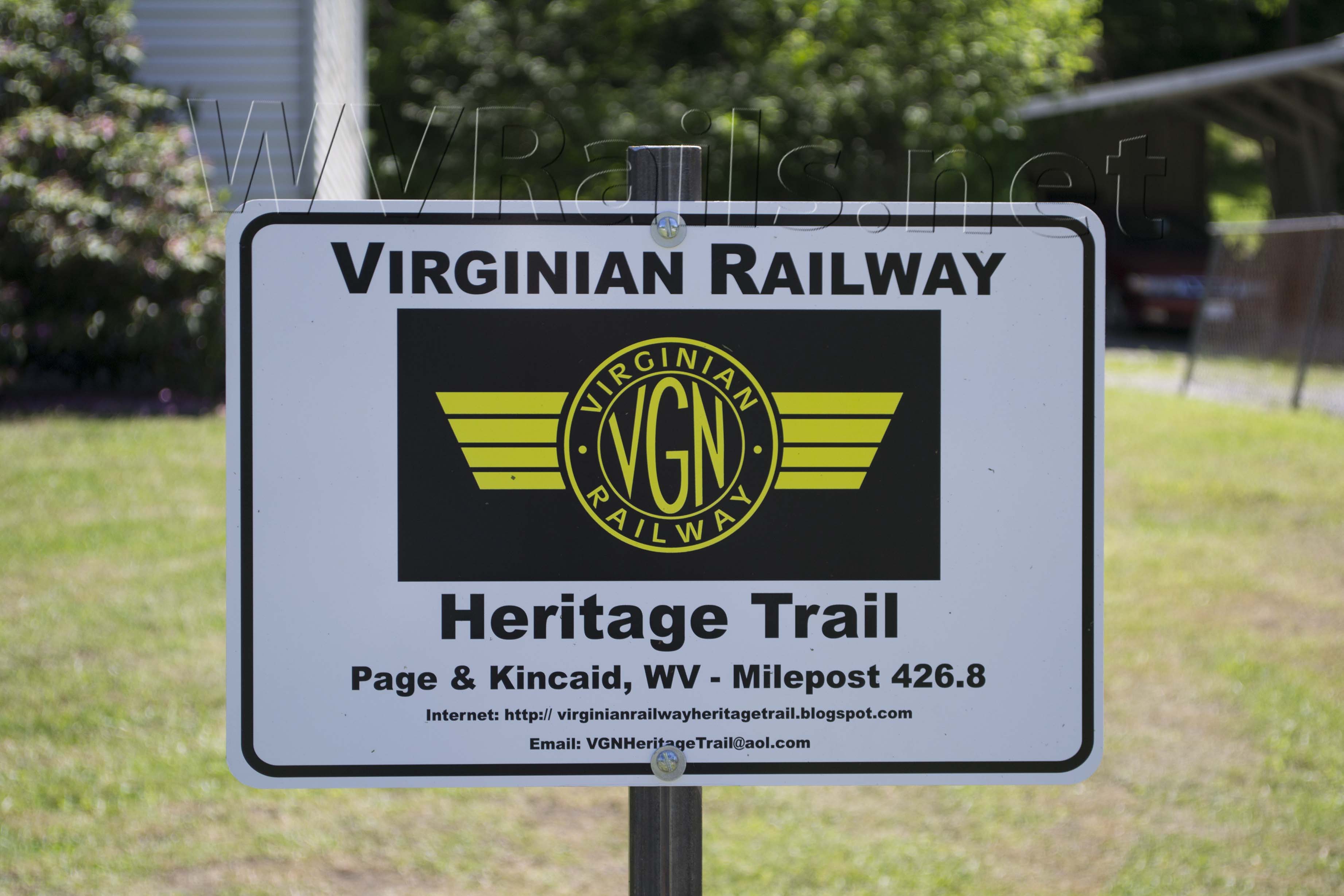 Virginian Railway Heritage Trail Sign (2)